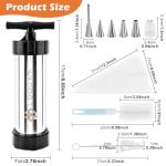 Churro Maker Kit with Discs and Pastry Tools