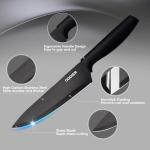 10-Piece Stainless Steel Knife Set with Block