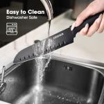 10-Piece Stainless Steel Knife Set with Block