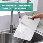 3-Piece Stainless Steel Non-Stick Cutting Board Set