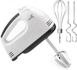 7-Speed Electric Hand Mixer with Stainless Steel Beaters