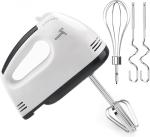 7-Speed Electric Hand Mixer with Stainless Steel Beaters