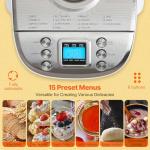 VEVOR Automatic Bread Maker with 15 Settings