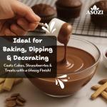 Milk Chocolate Melting Wafers for Dipping and Baking