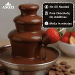 Milk Chocolate Melting Wafers for Dipping and Baking