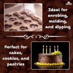 Milk Chocolate Melting Wafers for Dipping and Baking