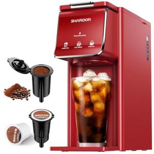 SHARDOR Compact Hot & Iced Coffee Maker