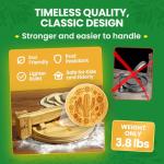WeLime Bamboo Tortilla Press with Parchment Sheets