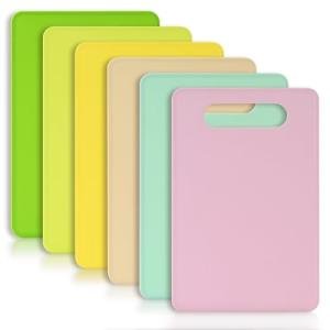 Luckyiren 6-Piece Non-Slip Cutting Board Set