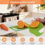 Luckyiren 6-Piece Non-Slip Cutting Board Set