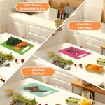 Luckyiren 6-Piece Non-Slip Cutting Board Set