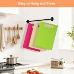 Luckyiren 6-Piece Non-Slip Cutting Board Set
