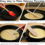 Wooden Crepe Spreader and Spatula Set - 4 Pack