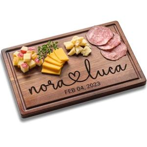 Customized Engraved Cutting Board for Couples