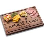 Customized Engraved Cutting Board for Couples