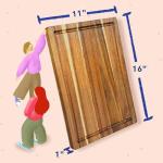 Non-Toxic Acacia Wood Cutting Board with Beeswax