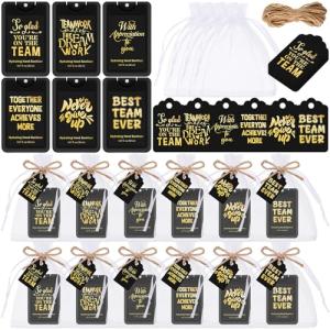 Mini Hand Sanitizer Sprays with Gift Tags