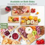 Viretang Wood Cutting Board Set – 3 Pieces