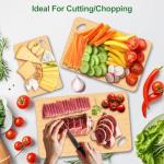 Viretang Wood Cutting Board Set – 3 Pieces