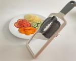 Handheld Adjustable Mandoline Slicer with Food Holder