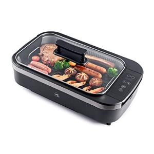 X&E Smokeless Indoor Grill with Adjustable Temperature