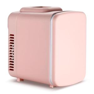 Compact 4L Mini Fridge for Drinks and Skincare