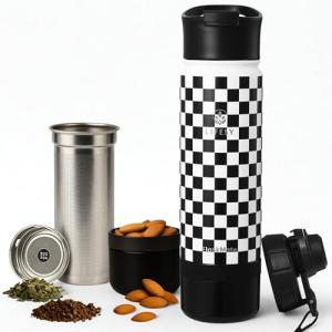 Cold Brew & Tea Infuser Travel Water Bottle
