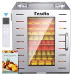 Large Stainless Steel Food Dehydrator with Remote Control