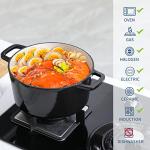 Velaze 6 QT Enameled Cast Iron Dutch Oven