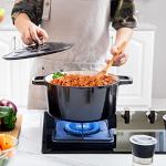 Velaze 6 QT Enameled Cast Iron Dutch Oven