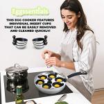 Nonstick Egg Poacher Pan with Spatula