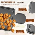 BEWOS Nonstick Baking Sheet and Rack Set