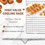 BEWOS Nonstick Baking Sheet and Rack Set