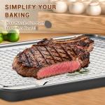 BEWOS Nonstick Baking Sheet and Rack Set