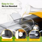 MIRASTON No Ice Slushie Machine for Home Parties
