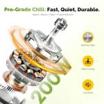 MIRASTON No Ice Slushie Machine for Home Parties