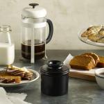 Butter Bell Crock for Spreadable Butter - Matte Black