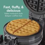 Hamilton Beach Belgian Waffle Maker with Removable Plates