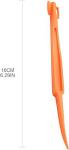 5-Piece Orange Multifunctional Fruit Peeler Set
