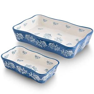 Wisenvoy 2-Piece Oven Casserole Dish Set