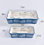 Wisenvoy 2-Piece Oven Casserole Dish Set