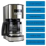 Kenmore 12-Cup Programmable Coffee Maker, Black