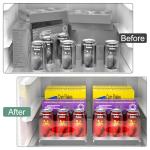 SURETIVIAN Adjustable Freezer Organizer Rack with Dividers