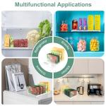 SURETIVIAN Adjustable Freezer Organizer Rack with Dividers