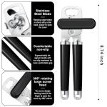 Heavy Duty Manual Can Opener with Bottle Opener