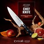 Cutluxe 8" German Chef Knife with Sheath