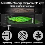 Herb Drying Rack with Zippered Storage Compartment