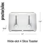 Proctor Silex 4-Slice Toaster with Extra Wide Slots