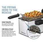Elite Gourmet Electric Immersion Deep Fryer 3.5 Qt