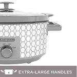BLACK+DECKER 7 Quart Slow Cooker in Cream